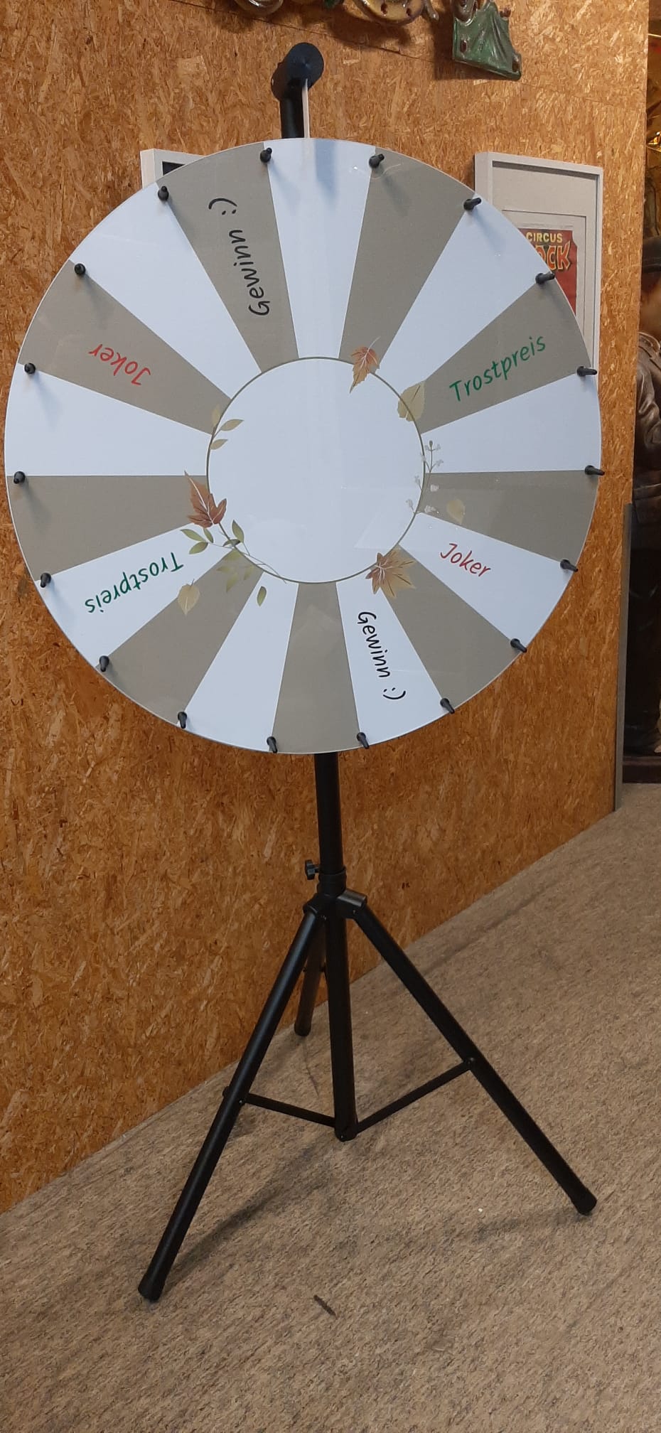 Glücksrad 30 Cm Mit 10 Fächern - DIY Spielrad Für Partys & Events