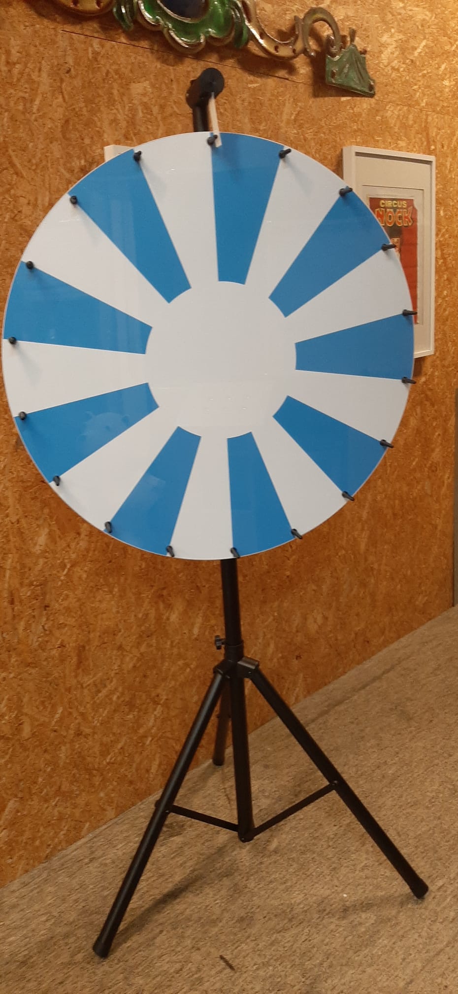 Glücksrad wiederbeschreibbar blau – Bild 2