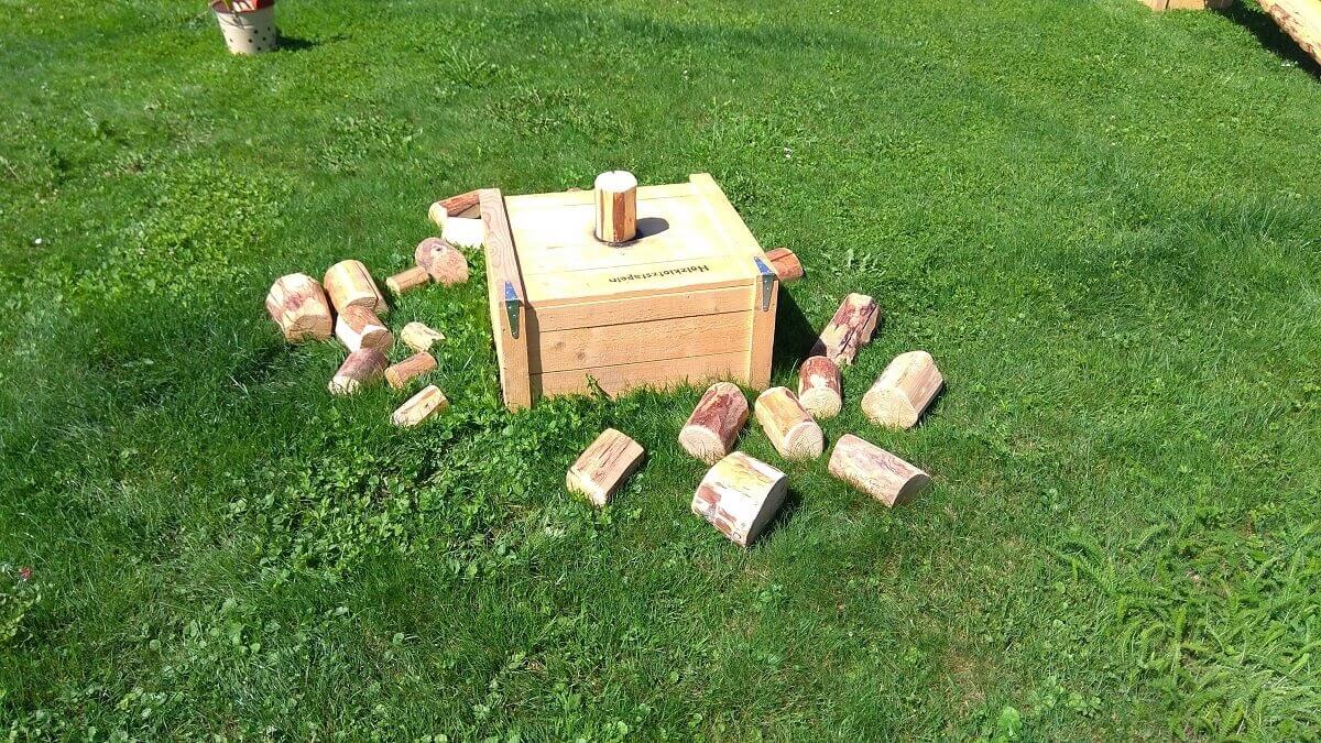 Holzklotzstapeln – Bild 2