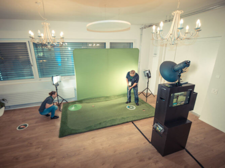 Putting Green mit Fotobox