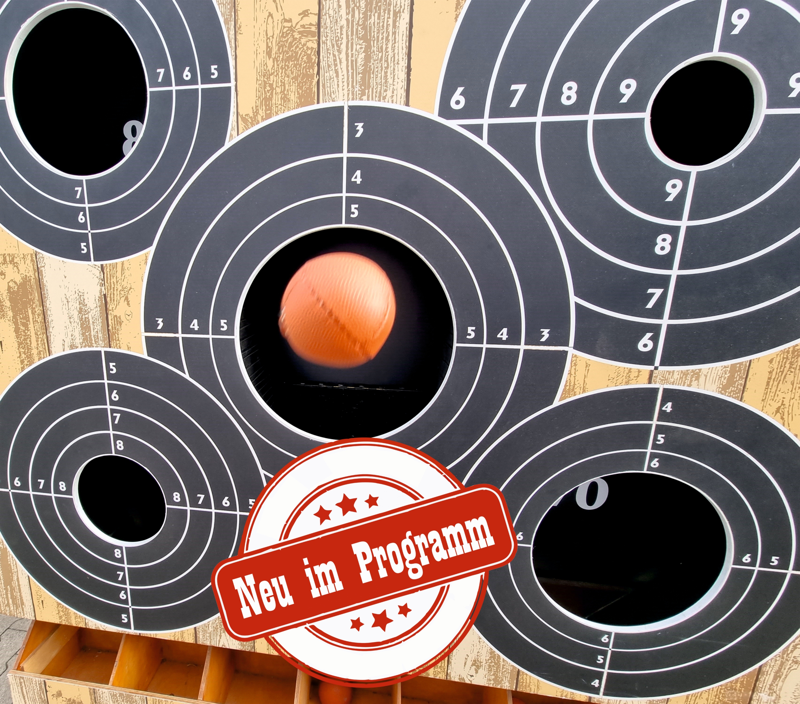 Ball Zielwerfen Station