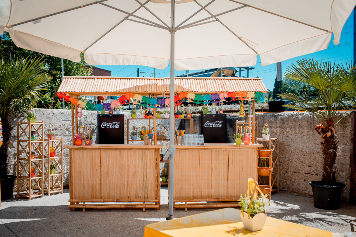 Dekoration Hawaii Bambus Bar