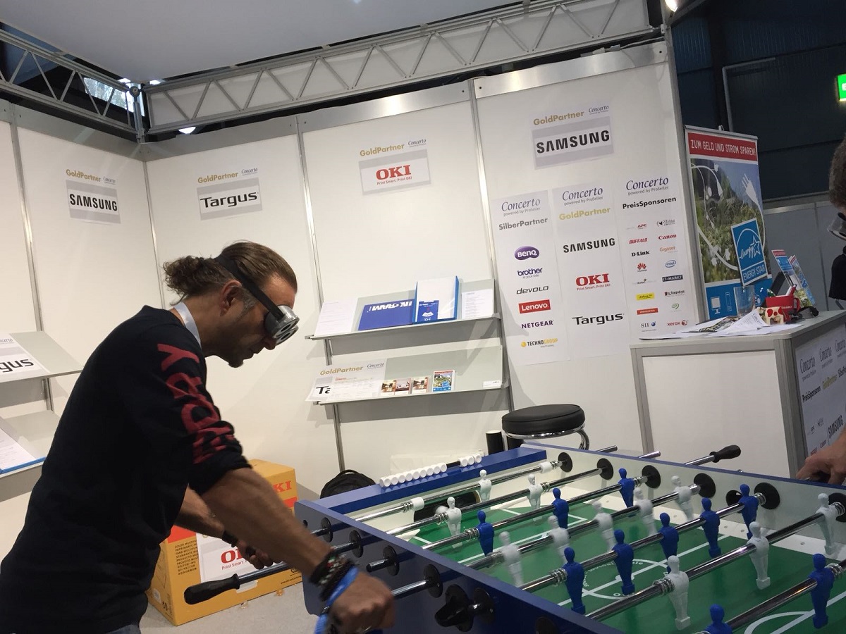 Fussballtisch Promillebrille – Bild 2