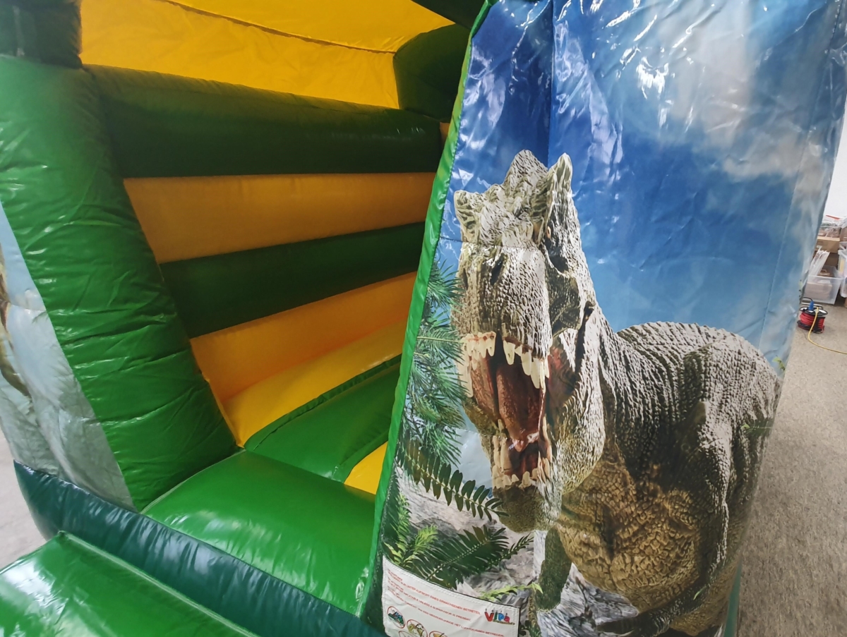 Mini Hüpfburg Dinosaurier – Bild 2