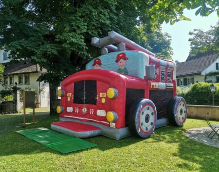 6 Meter Hüpfburg Feuerwehr
