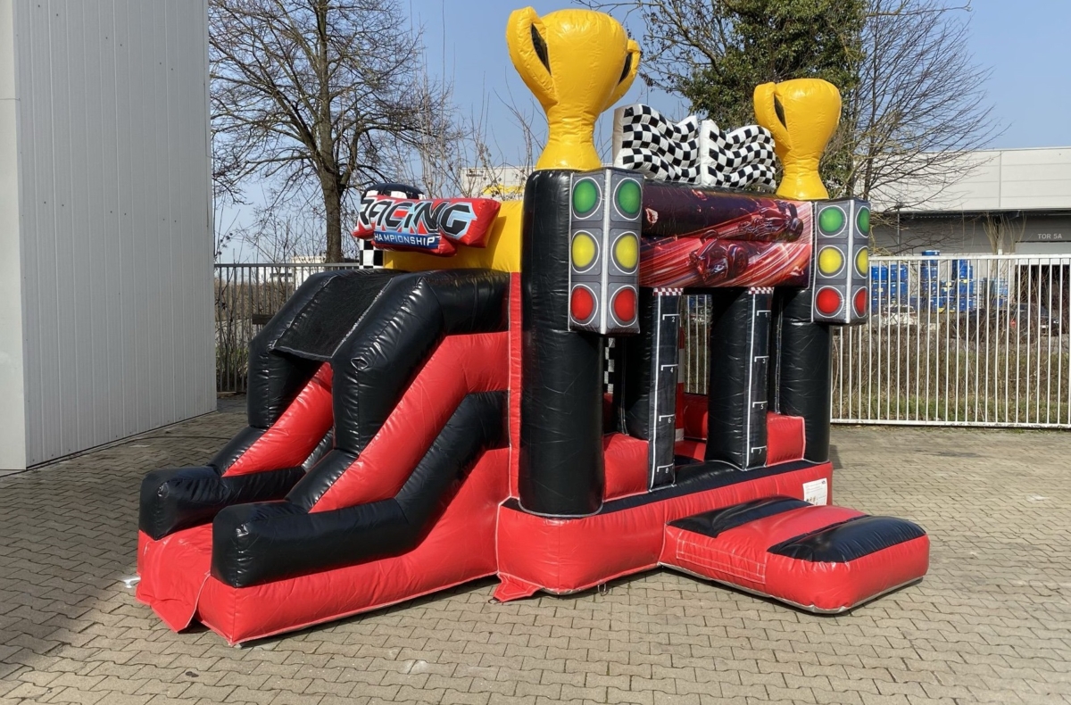 Hüpfburg Formel 1 + Rutsche