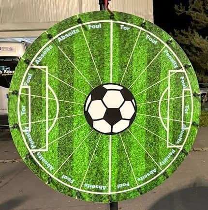 Glücksrad Fussball