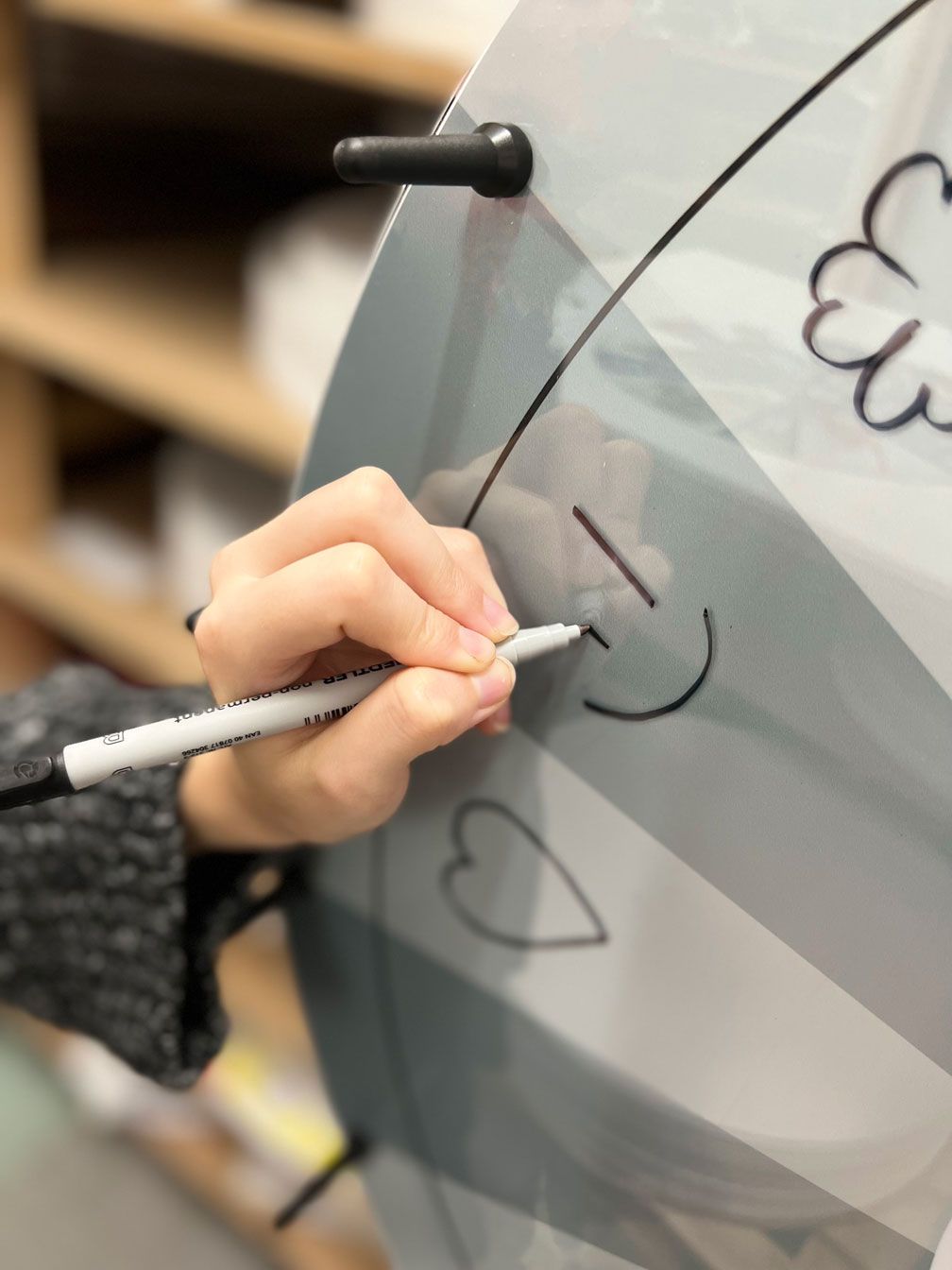 Glücksrad wiederbeschreibbar rot – Bild 2