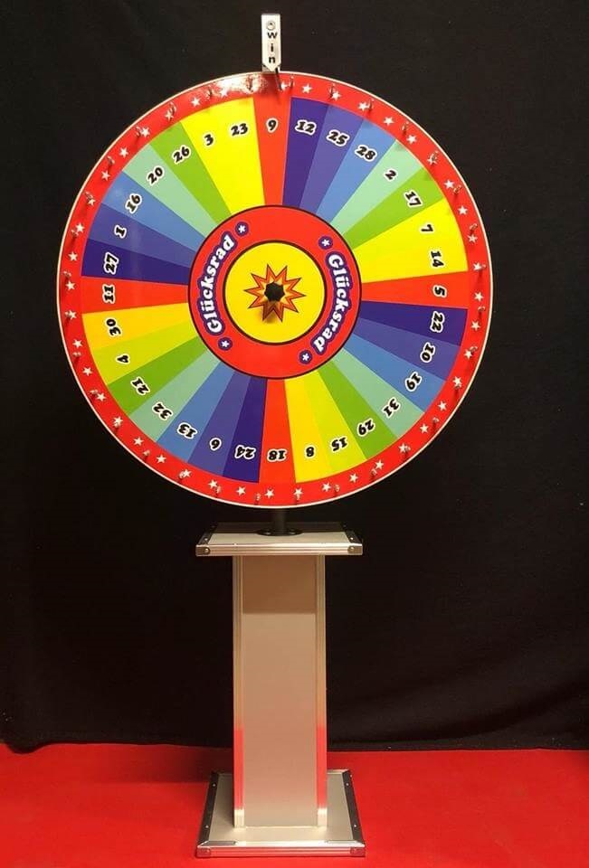 Glücksrad Deluxe 100cm mit Zahlen – Bild 2