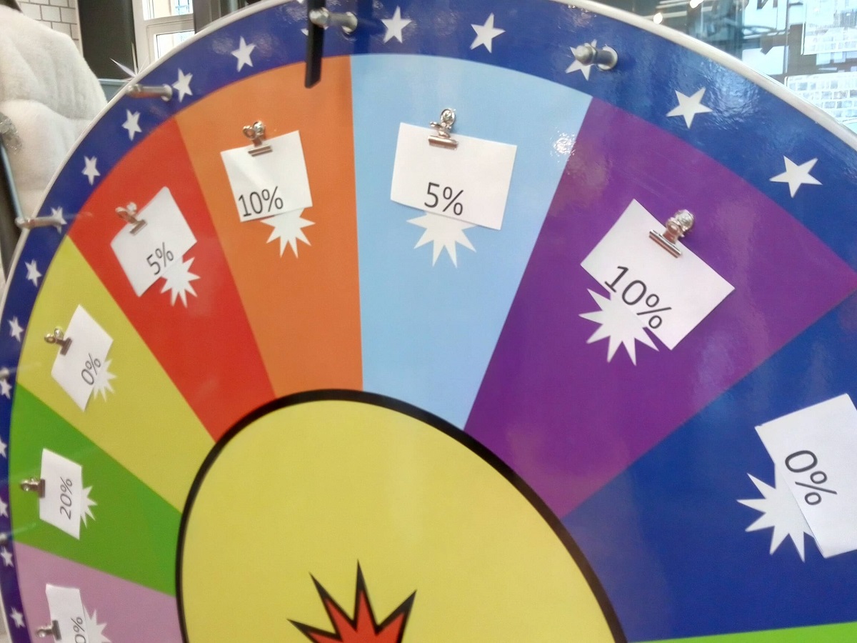 Glücksrad Deluxe 100cm – Bild 4