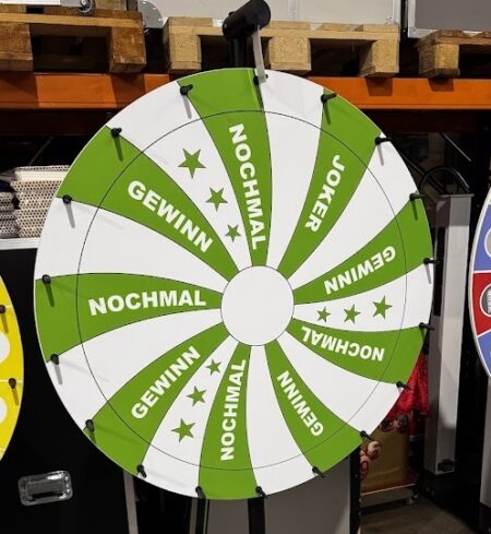 Glücksrad Spirale grün 90 cm