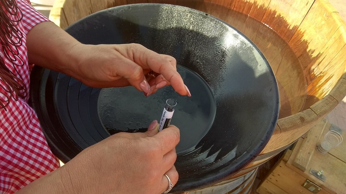 Goldwaschen mit echtem Gold – Bild 4