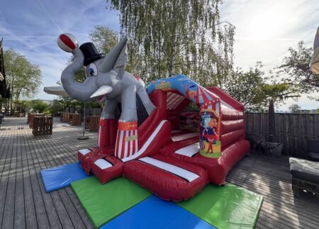 5 Meter Hüpfburg Zirkus Elefant