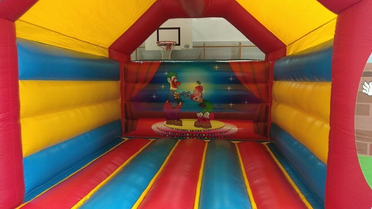 5 Meter Hüpfburg Clown – Bild 3