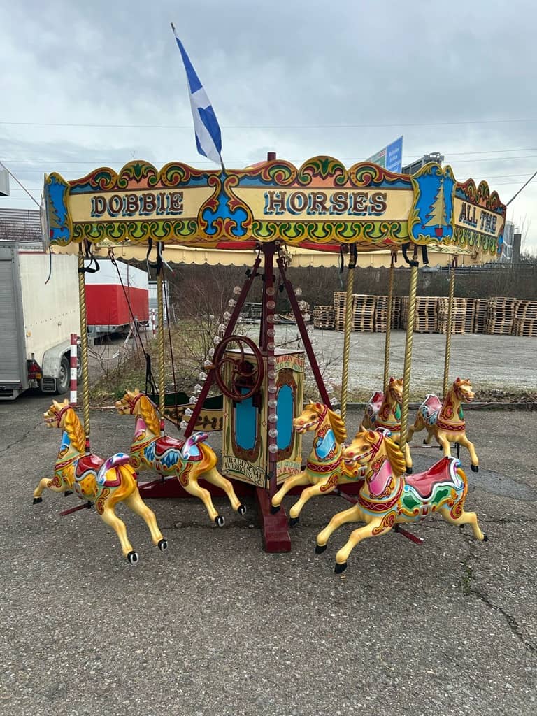 Kinderkarussell Handbetrieb