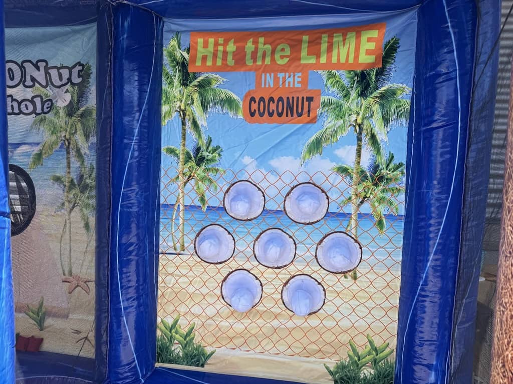 Hawaii Spiele Station aufblasbar – Bild 4
