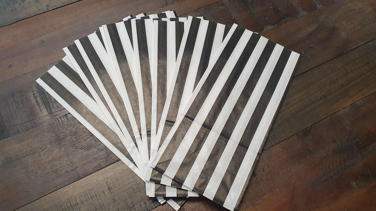 Popcorntüten gestreift 100 Stück – Bild 5