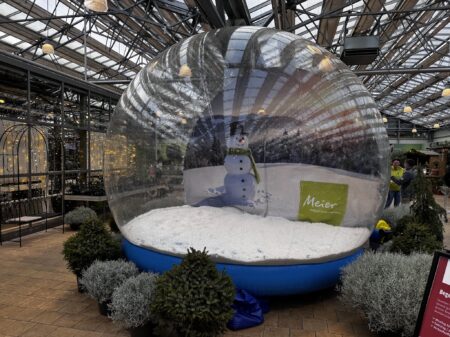 Fotoaktion Schneekugel